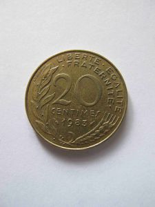 Франция 20 сантимов 1983