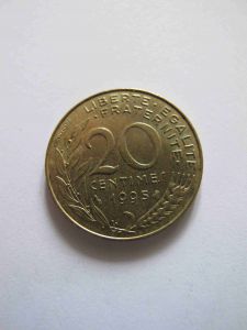 Франция 20 сантимов 1995