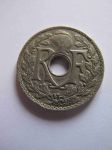 Монета Франция 25 сантимов 1938
