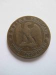 Монета Франция 5 сантимов 1862 A