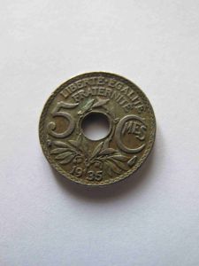 Франция 5 сантимов 1935