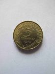 Монета Франция 5 сантимов 1972