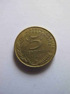 Франция 5 сантимов 1983