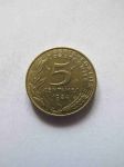 Монета Франция 5 сантимов 1984