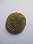 Монета Франция 5 сантимов 1985