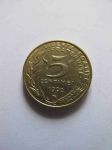 Монета Франция 5 сантимов 1992