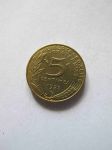 Монета Франция 5 сантимов 1993