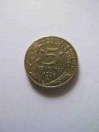 Монета Франция 5 сантимов 1998