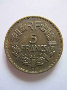 Франция 5 франков 1946 С