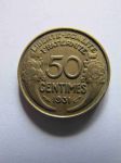 Монета Франция 50 сантимов 1931