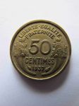 Монета Франция 50 сантимов 1937