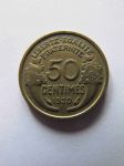 Монета Франция 50 сантимов 1939