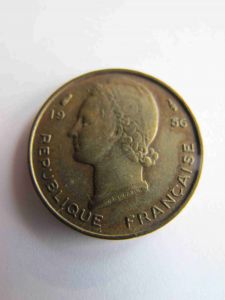 Французская Западная Африка 5 франков 1956 