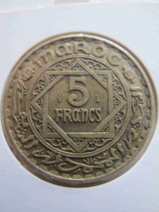 Французское Марокко 5 Франков АН1365