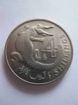 Монета Гамбия 4 шиллинга 1966