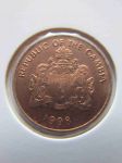 Монета Гамбия 5 бутут 1998