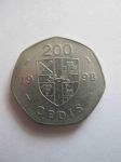 Монета Гана 200 седи 1998