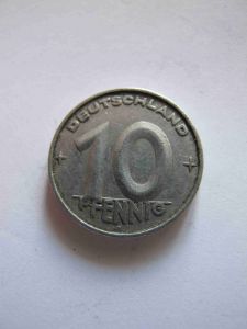 ГДР 10 пфеннигов 1950