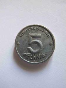 ГДР 5 пфеннигов 1949