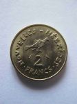 Монета Новые Гебриды 2 франка 1973