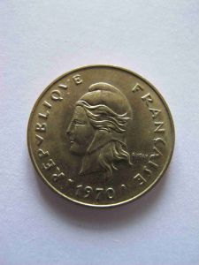 Новые Гебриды 5 франков 1970