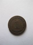 Монета Германия  1 пфенниг 1876 G