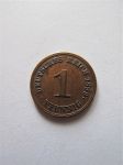 Монета Германия  1 пфенниг 1899 E