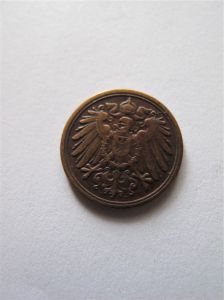 Германия  1 пфенниг 1900 D