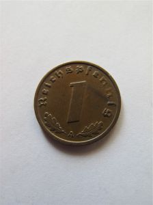 Германия 1 рейхспфенниг 1938 A