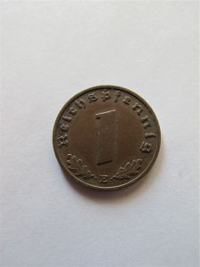 Германия 1 рейхспфенниг 1938 E