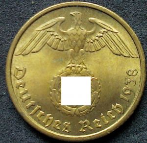 Германия 10 рейхспфеннигов 1938 G