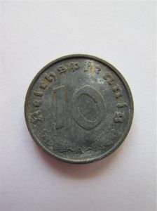 Германия 10 рейхспфеннигов 1941 A