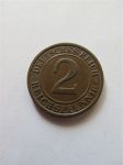 Монета Германия 2 рейхспфеннига 1924 E