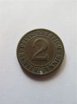 Монета Германия 2 рентенпфеннига 1924 F