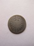Монета Германия  20 пфеннигов 1875 D серебро