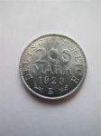 Монета Германия 200 МАРОК 1923 E