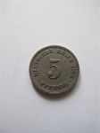 Монета Германия  5 пфеннигов 1906 D