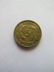 Монета Германия 5 рейхспфеннигов 1925 D