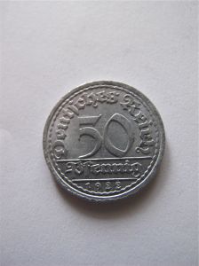  Германия 50 пфеннигов 1922 A