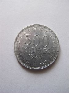 Германия 500 МАРОК 1923 A