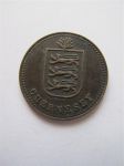 Монета Гернси 4 дубля 1914