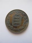 Монета Гернси 8 дублей 1949