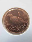 Монета Гибралтар 1 пенни 2000