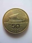 Монета Греция 50 драхм 2000