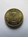 Монета Гайана 1 цент 1988