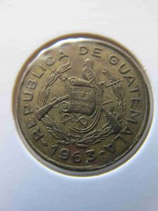 Гватемала 1 сентаво 1963