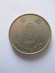 Монета Гонконг 1 доллар 1997