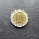 Монета Гонконг 10 долларов 1994