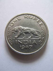 Индия 1 рупия 1947 B
