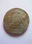 Монета Индия 1 рупия 1989 (B)